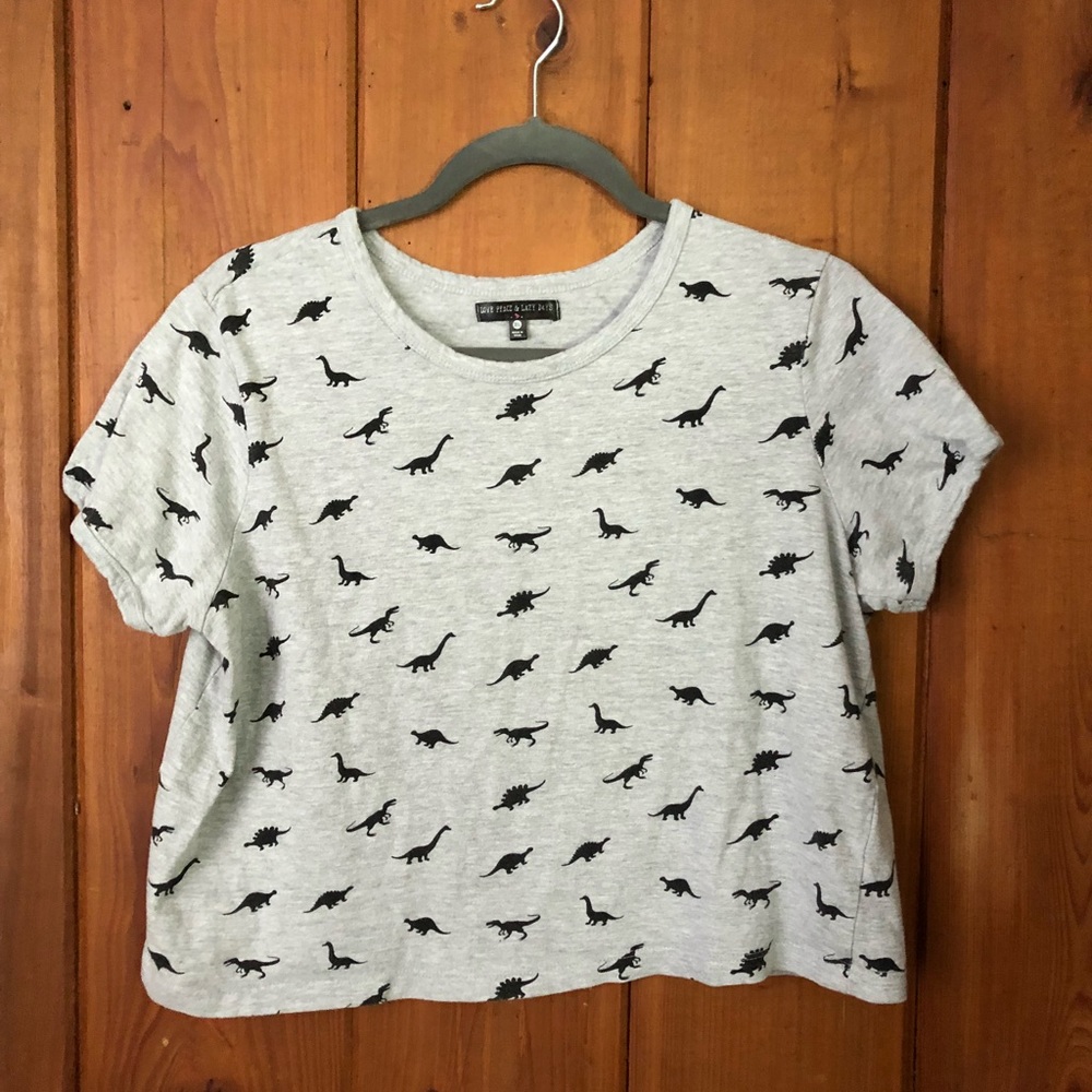 Dinosaur crop top